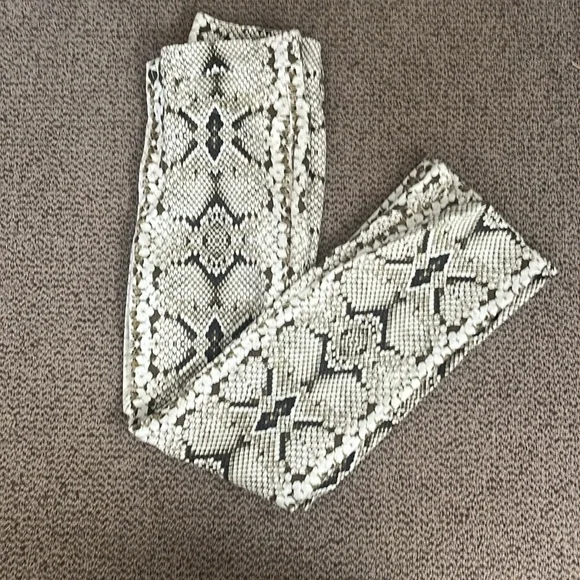 J. Crew green snake skin pant - Picture 5 of 9